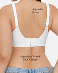 Seamless Wireless Jelly Plunge & Minimizer Support Bra Set