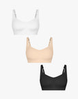 Seamless Adjustable Comfortable Wide-Strap Underwire-Free Smoothing Bra