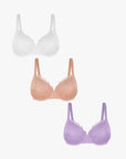 Lace Full-Cup Underwire Comfortable Support Bra