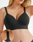 Seamless Wireless Comfortable Adjustable Wide-Strap T-Shirt Bra