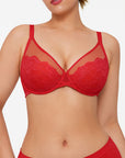 Lightweight Underwire Minimizer Lace Mesh Bra
