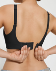 Seamless Wireless Push-Up V-Neck Bra Butt-Lifting Shorts Set