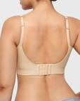 Seamless Adjustable Comfortable Wide-Strap Underwire-Free Smoothing Bra