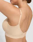 Seamless Adjustable Comfortable Wide-Strap Underwire-Free Smoothing Bra