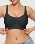 Seamless Adjustable Comfortable Wide-Strap Underwire-Free Smoothing Bra