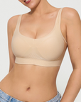 Seamless Adjustable Comfortable Wide-Strap Underwire-Free Smoothing Bra