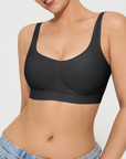 Seamless Adjustable Comfortable Wide-Strap Underwire-Free Smoothing Bra
