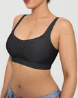 Seamless Adjustable Comfortable Wide-Strap Underwire-Free Smoothing Bra