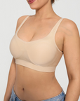 Seamless Adjustable Comfortable Wide-Strap Underwire-Free Smoothing Bra