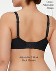 Lightweight Underwire Minimizer Lace Mesh Bra