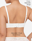 Lightweight Underwire Minimizer Lace Mesh Bra
