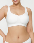 Seamless Adjustable Comfortable Wide-Strap Underwire-Free Smoothing Bra