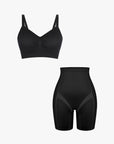 Seamless Comfort Push-Up Bra & Shaping Butt-Lifting Shorts Set
