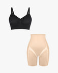 Seamless Comfort Push-Up Bra & Shaping Butt-Lifting Shorts Set