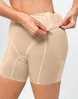 Seamless Wireless Push-Up V-Neck Bra Butt-Lifting Shorts Set