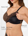 ContourLift™ Seamless Wireless Leopard Shaping Push Up Bra