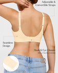 Seamless Wireless Push-Up V-Neck Bra Butt-Lifting Shorts Set