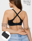 Seamless Wireless Push-Up V-Neck Bra Butt-Lifting Shorts Set