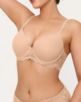 Popilush® Seamless Embrace Lace Underwire Bra
