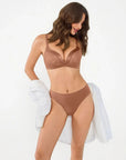 Seamless Ribbed-Waist Comfort Brief