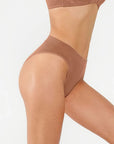 Seamless Ribbed-Waist Comfort Brief
