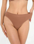 Seamless Ribbed-Waist Comfort Brief