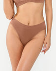 Seamless Ribbed-Waist Comfort Brief