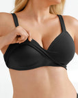 Popilush? Seamless Wireless Adjustable Wide-Strap T-Shirt Bra