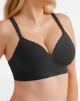 Popilush? Seamless Wireless Adjustable Wide-Strap T-Shirt Bra