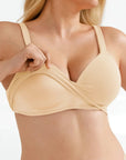 Popilush? Seamless Wireless Adjustable Wide-Strap T-Shirt Bra