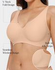 Seamless Wireless Jelly Leopard Contour Support Bra