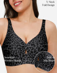 Seamless Wireless Jelly Contour Minimizer Support Bra