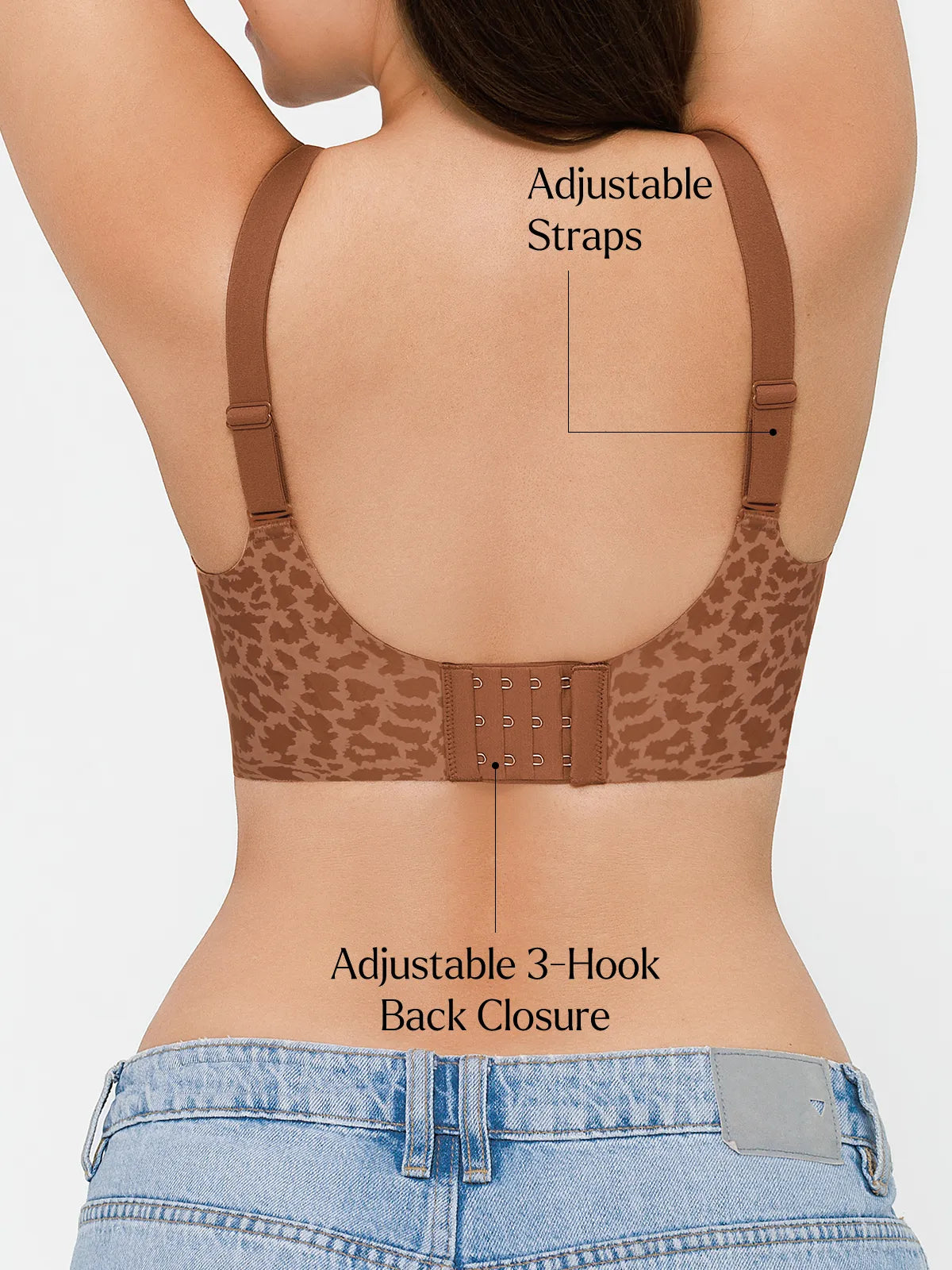 Seamless Wireless Jelly Contour Minimizer Support Bra