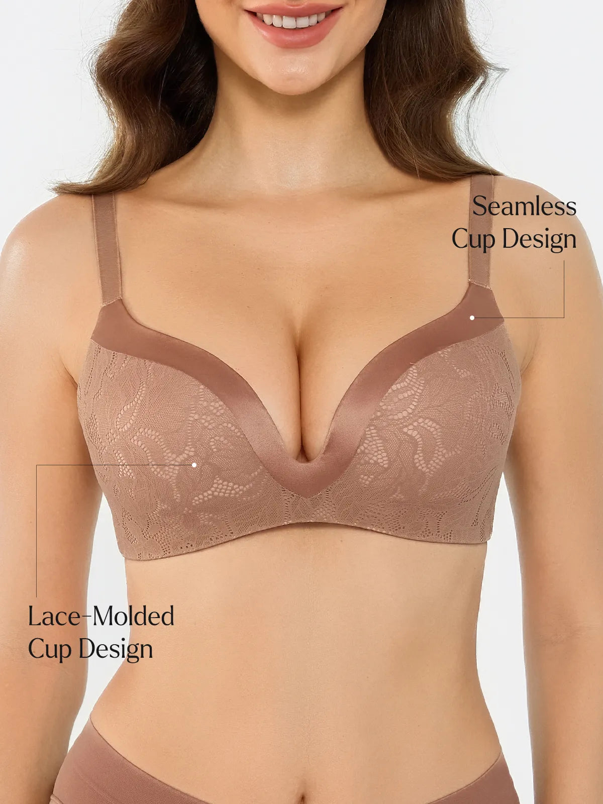 Lace Full Coverage Comfort Elegant Sculpting Bra