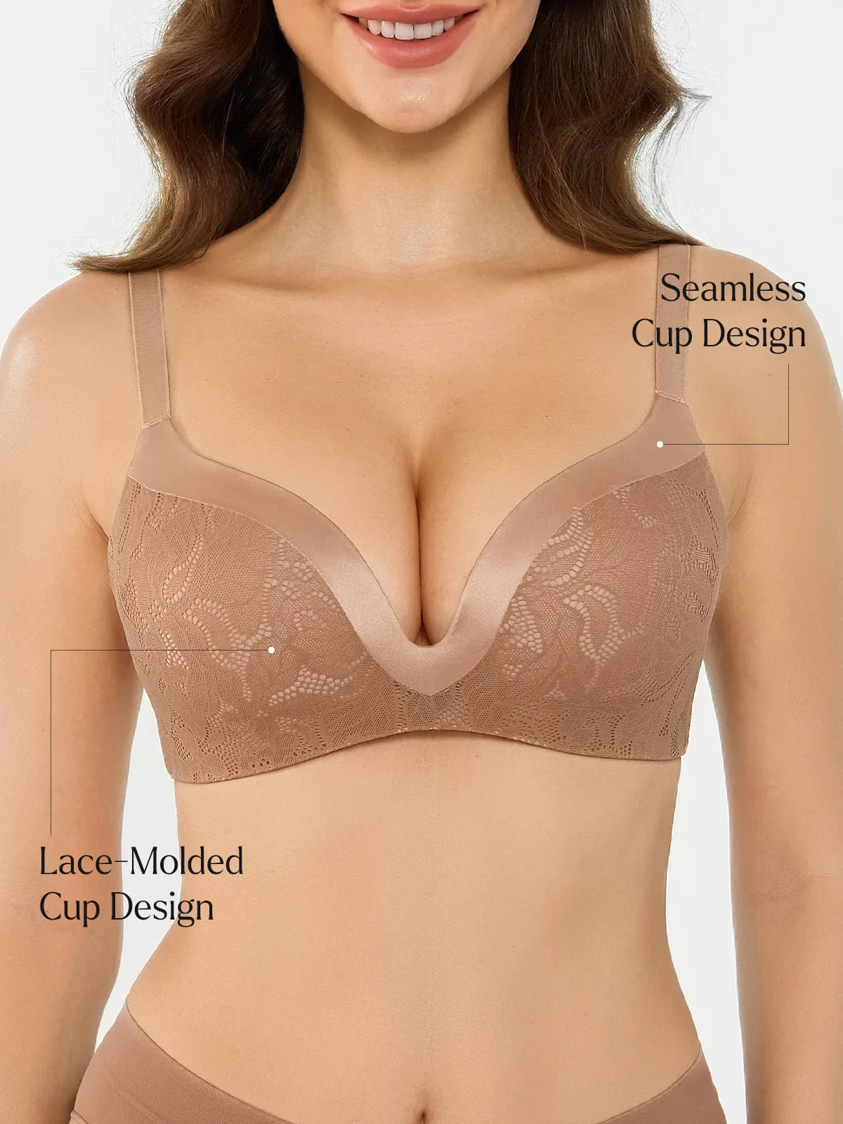 Lace Full Coverage Comfort Elegant Sculpting Bra