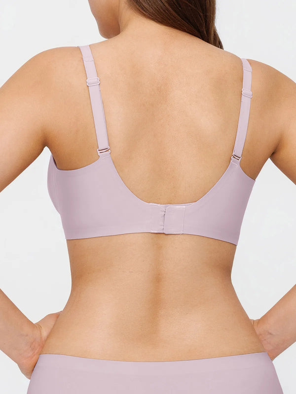 Seamless Wireless Jelly Comfortable Plunge Bra