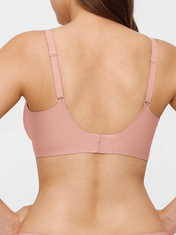 Seamless Wireless Jelly Comfortable Plunge Bra