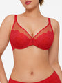 Lightweight Underwire Minimizer Lace Mesh Bra