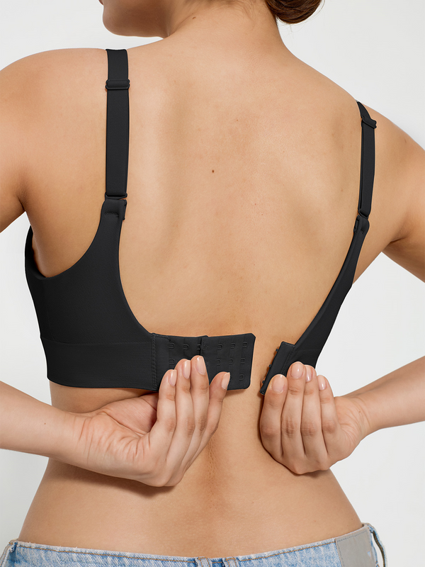 Seamless Wireless Push-Up V-Neck Bra Butt-Lifting Shorts Set