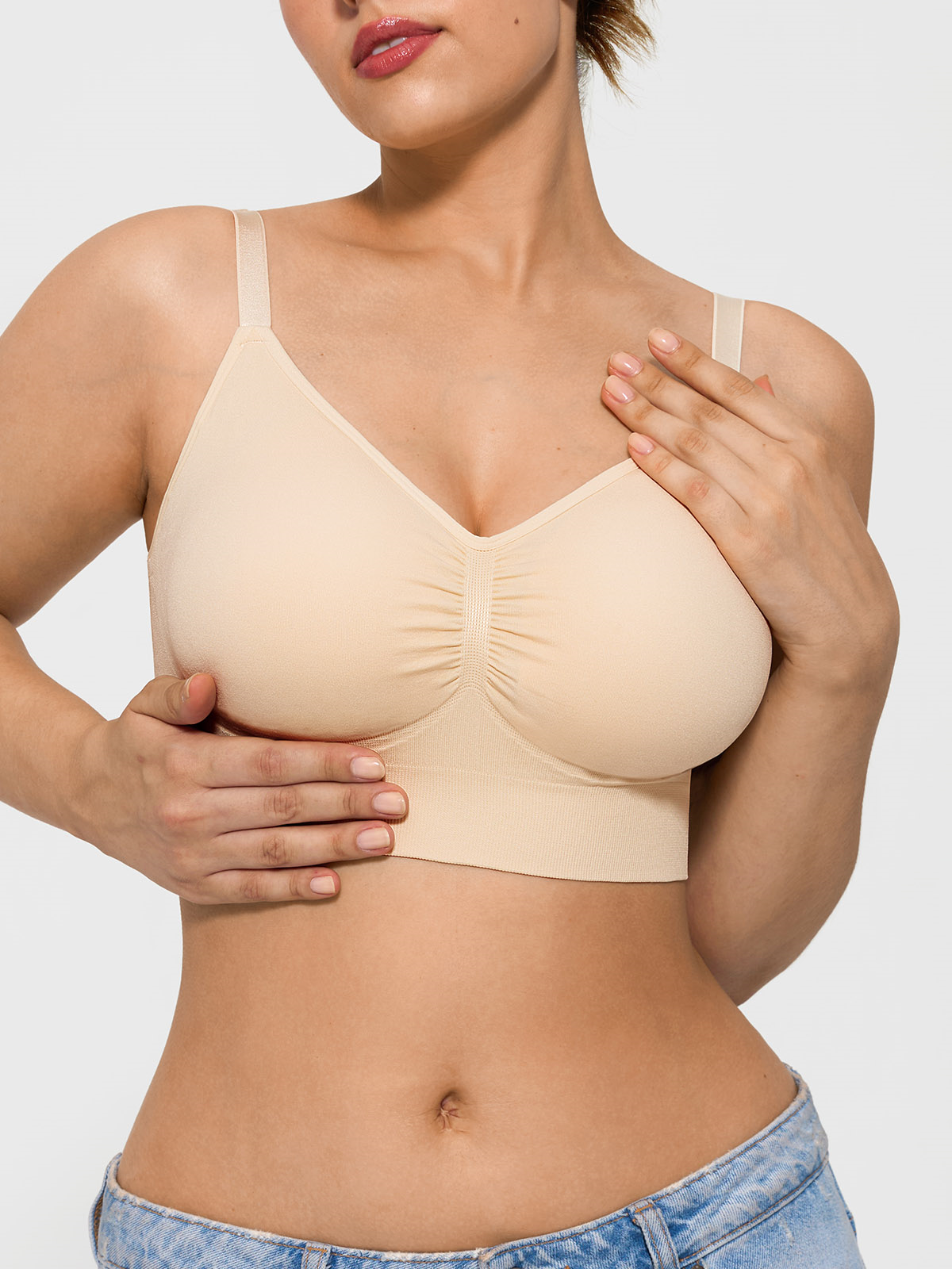 Seamless Comfort Push-Up Bra &amp; Shaping Butt-Lifting Shorts Set
