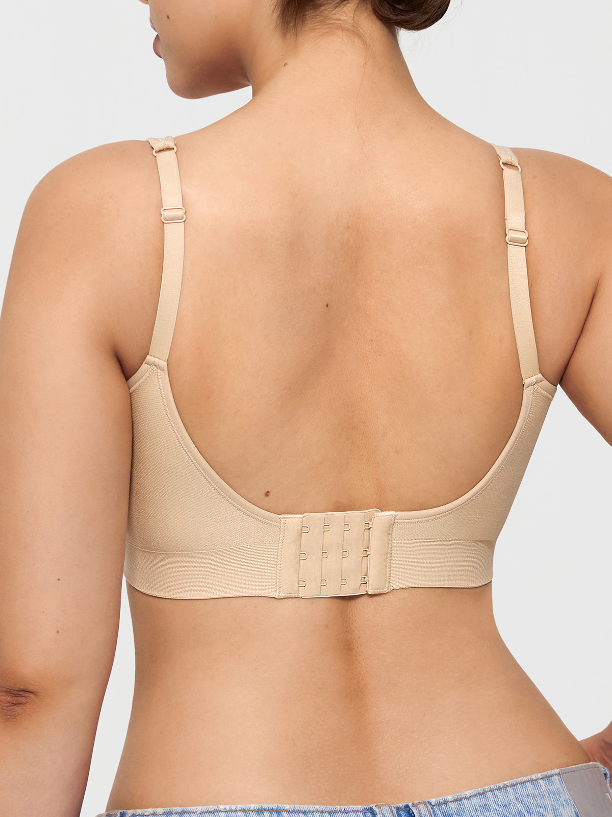 Seamless Adjustable Comfortable Wide-Strap Underwire-Free Smoothing Bra