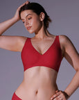 Seamless Wireless Jelly Comfortable Plunge Bra