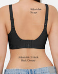 Seamless Wireless Jelly Plunge & Minimizer Support Bra Set