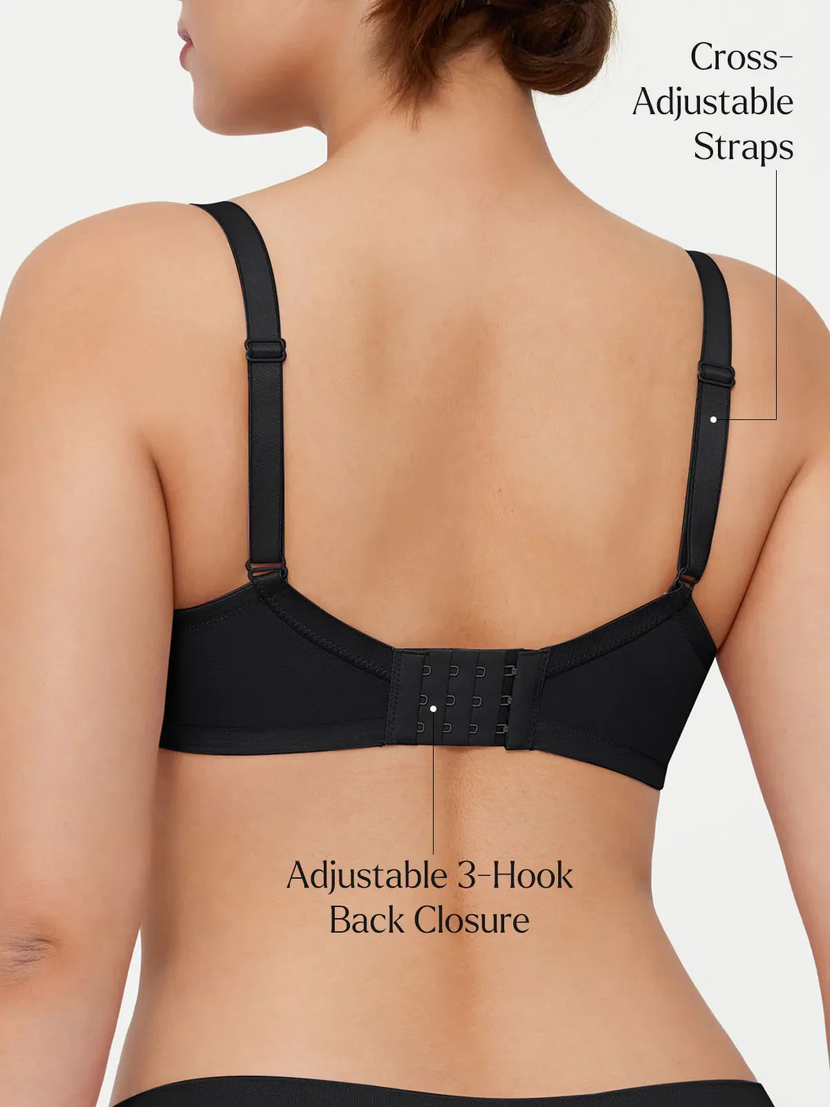 Lightweight Underwire Minimizer Lace Mesh Bra
