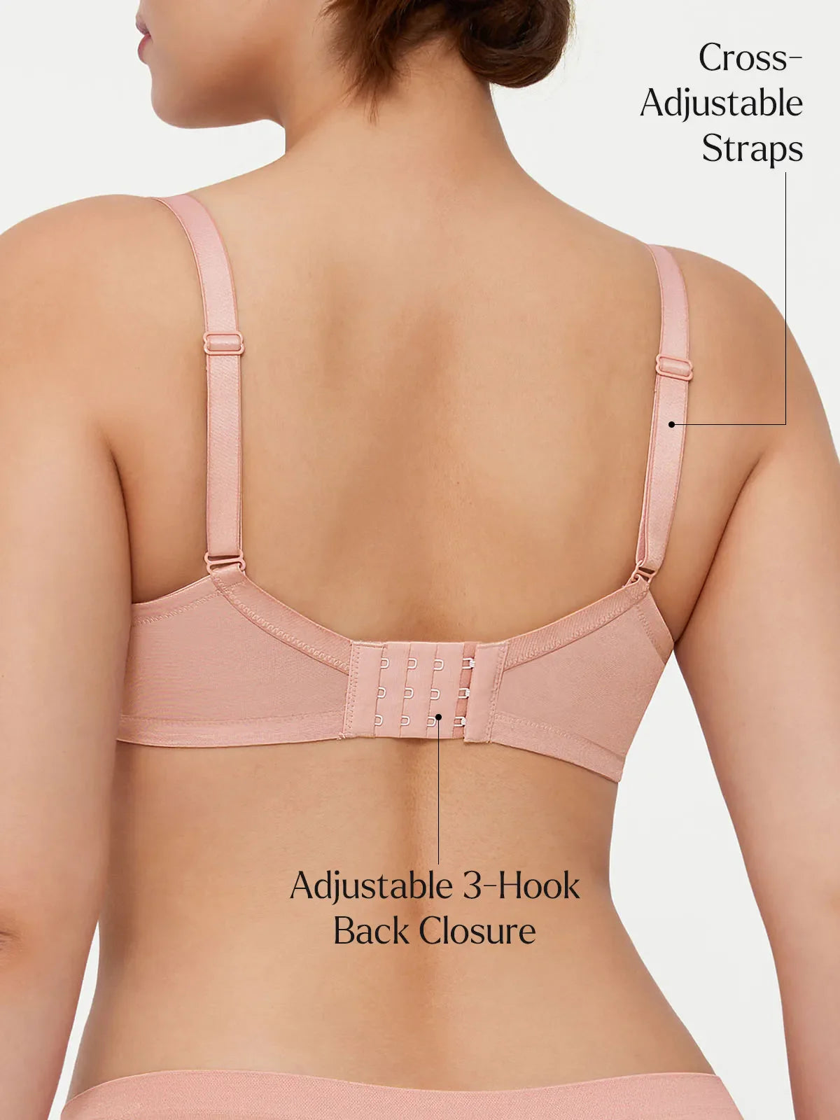 Lightweight Underwire Minimizer Lace Mesh Bra