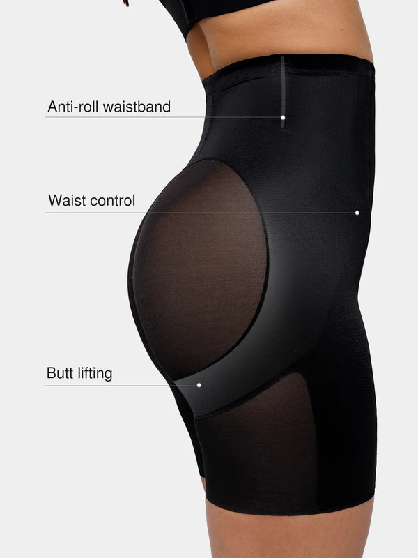 Seamless Wireless Push-Up V-Neck Bra Butt-Lifting Shorts Set