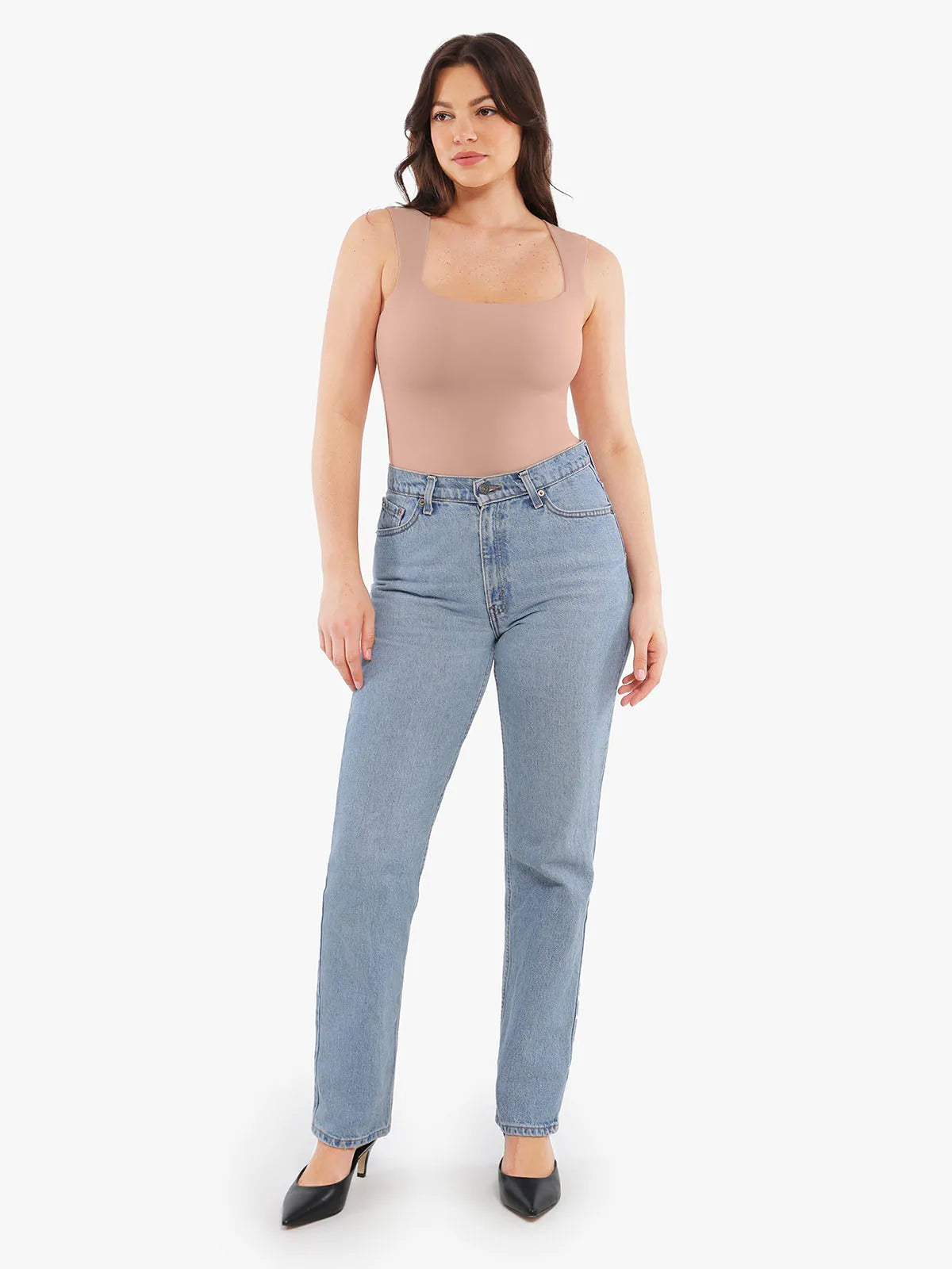 Cloud-Touch Double-Layer Shaping Sleeveless Top