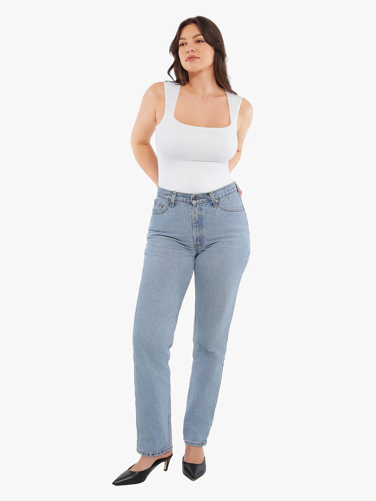 Cloud-Touch Double-Layer Shaping Sleeveless Top