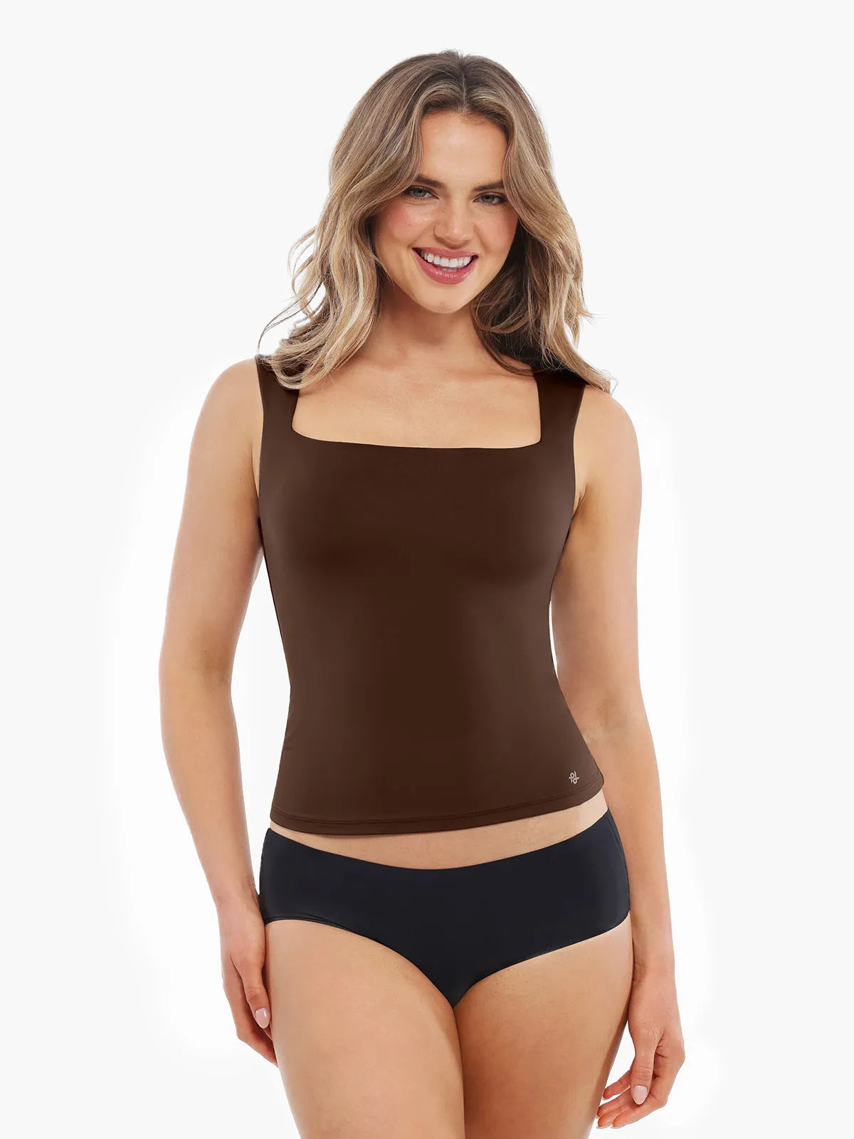 Cloud-Touch Double-Layer Shaping Sleeveless Top