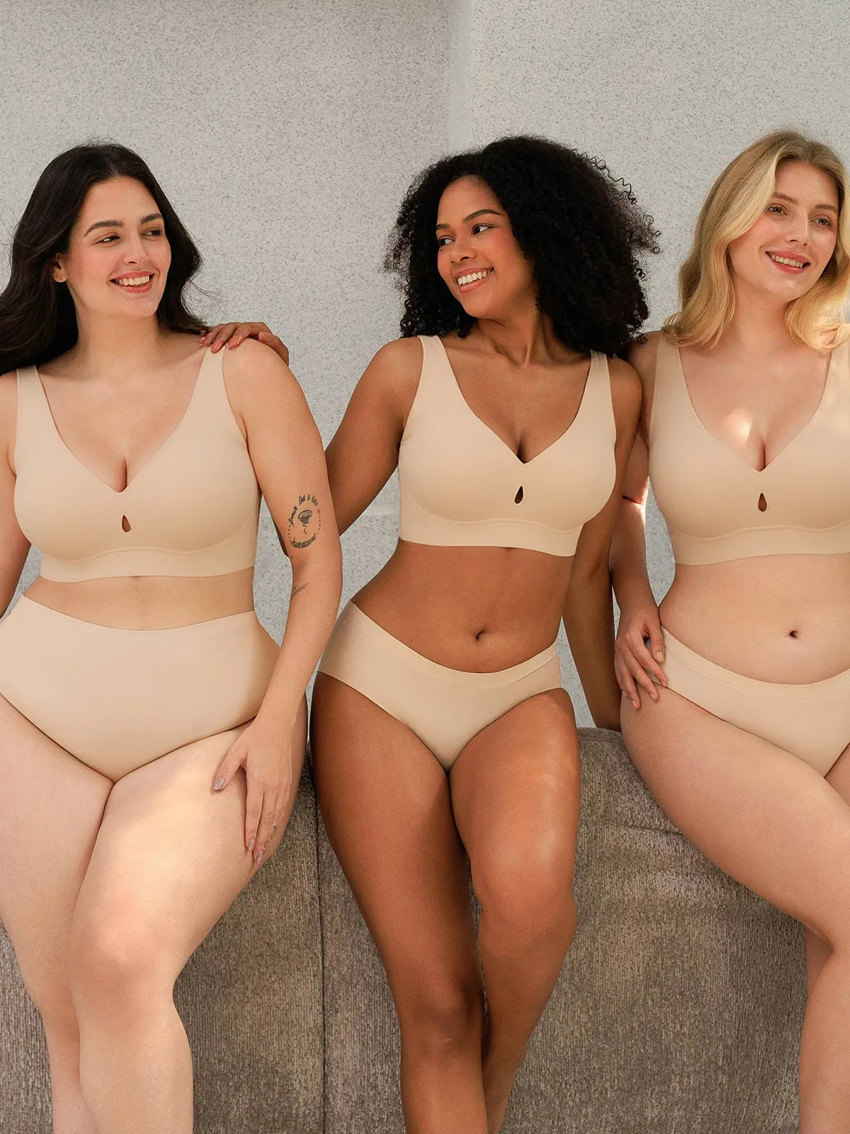 Seamless Wireless Jelly Contour Minimizer Support Bra